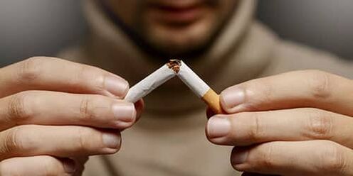 Smettere di fumare può essere il sogno di liberarsi di una cattiva abitudine. 